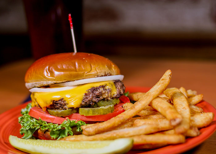 Cheeseburger, fries and dogs for lunch or dinner at Generations Restaurant and Pub in Wheeling, WV