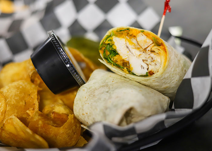 Try a wrap from Generations Restaurant and Pub in Wheeling, WV